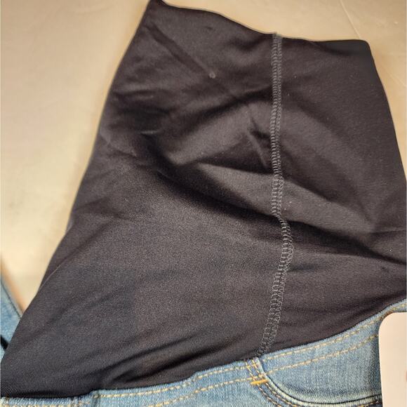 New Isabel Maternity Jeans Skinny Crossover Panel Stretch Jegging Size 4 - Picture 4 of 8